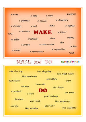 Make and do - worksheet