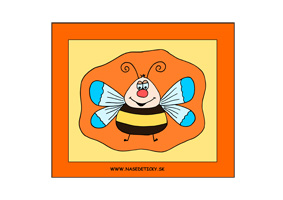Včielka - obraz pre deti