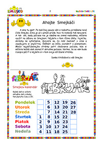 SMEJKO - časopis pre deti na vytlačenie