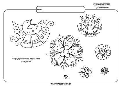 Vajnorské ornamenty - pracovné listy pre deti