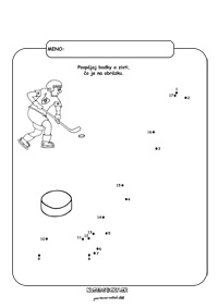 Majstrovská sveta v hokeji - pracovné listy pre deti
