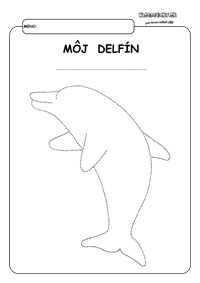 Kreslíme delfína - pre deti