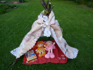 Záhradný domček pre bábiku