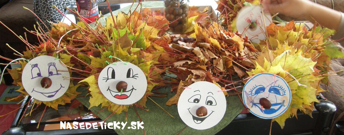 Listová húsenička - jesenné aktivity pre deti