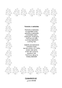 Postavím si snehuliaka - vianočná pieseň - slová
